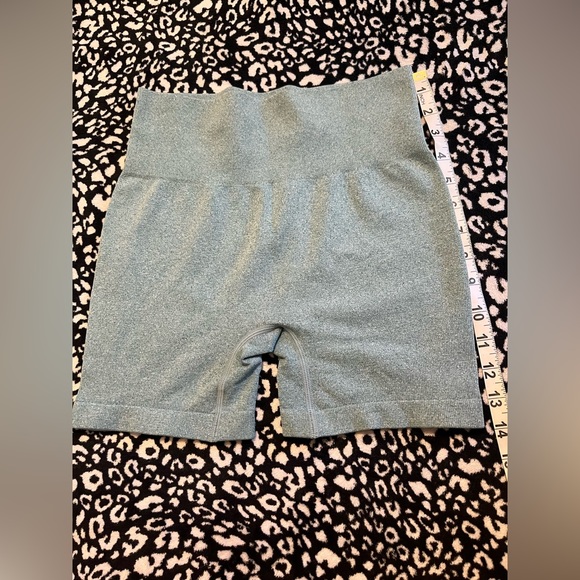 🥰SOLD🥰 Light Teal Biker Shorts. - Picture 2 of 7